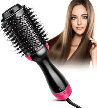 One Step Hot Air Brush 4 in 1 Hair Dryer, Straightener, Curler & Volumizer thumbnail